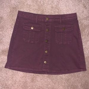 Button up skirt